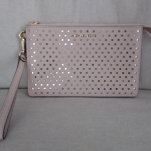 NEW MK pink clutch!